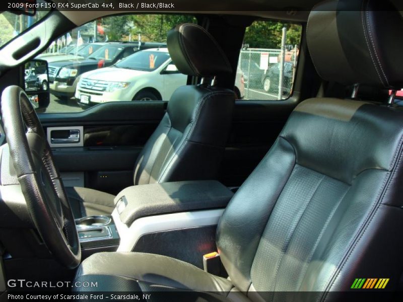 Black / Black/Black 2009 Ford F150 FX4 SuperCab 4x4