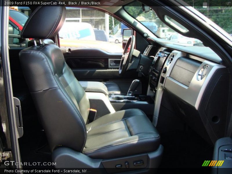 Black / Black/Black 2009 Ford F150 FX4 SuperCab 4x4