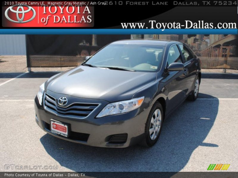 Magnetic Gray Metallic / Ash Gray 2010 Toyota Camry LE