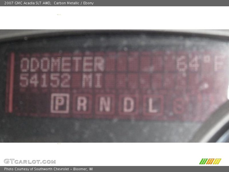 Carbon Metallic / Ebony 2007 GMC Acadia SLT AWD