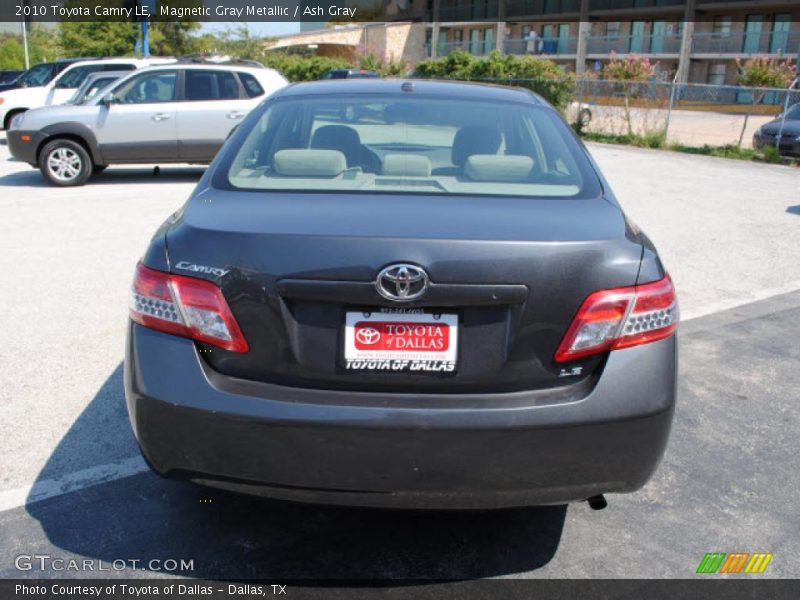 Magnetic Gray Metallic / Ash Gray 2010 Toyota Camry LE