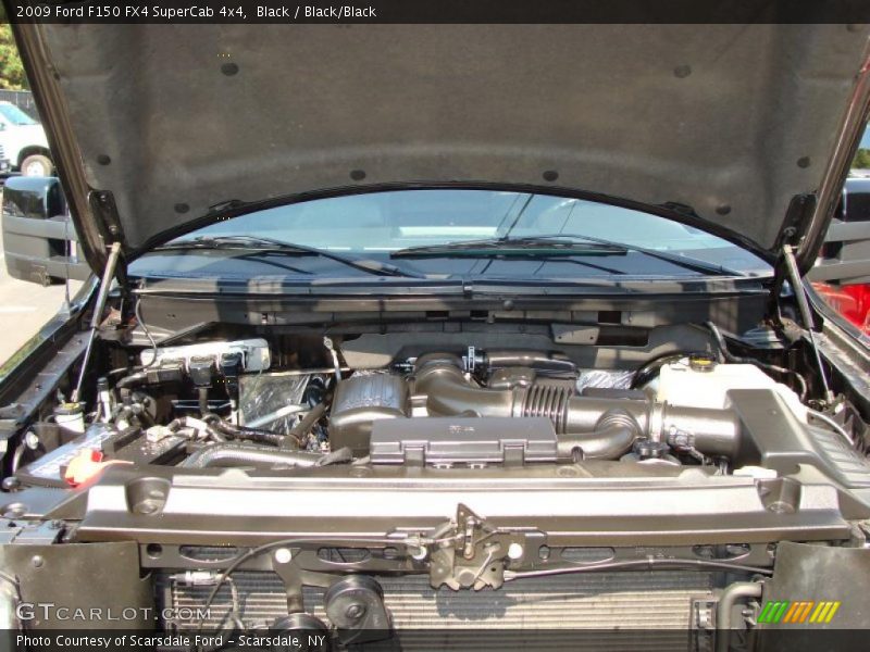 Black / Black/Black 2009 Ford F150 FX4 SuperCab 4x4