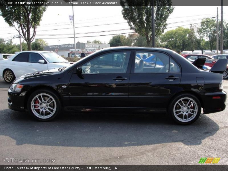 Tarmac Black / Black Alcantara 2006 Mitsubishi Lancer Evolution IX