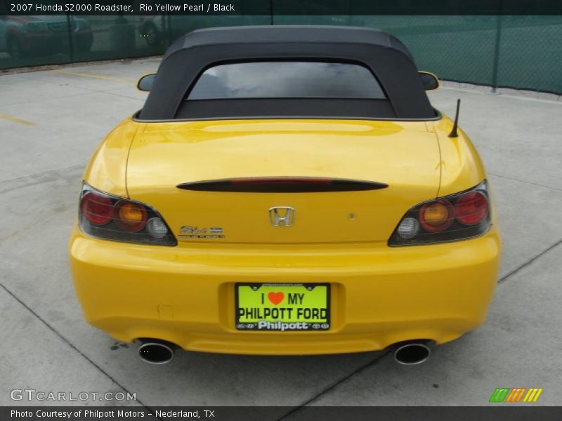 Rio Yellow Pearl / Black 2007 Honda S2000 Roadster