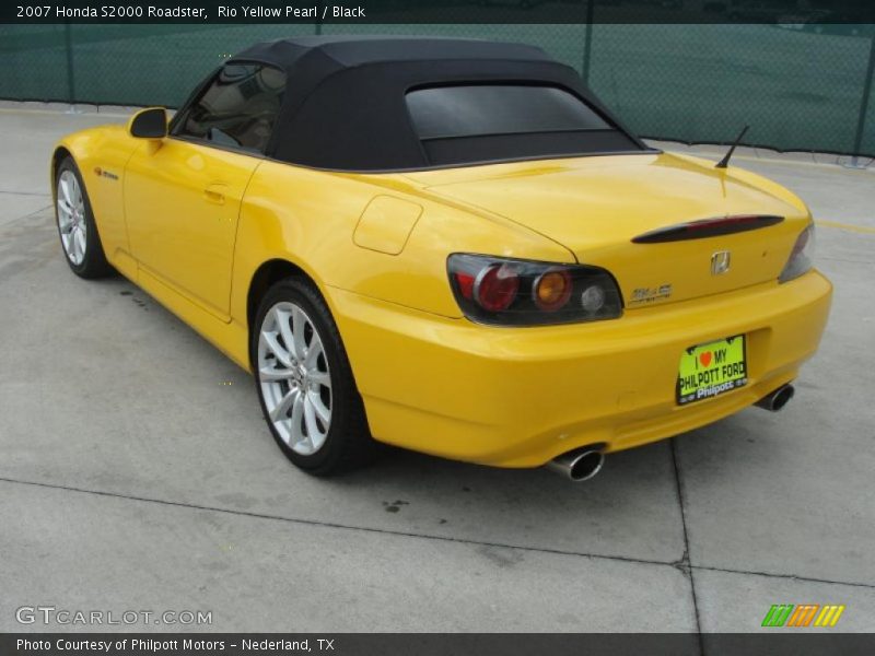 Rio Yellow Pearl / Black 2007 Honda S2000 Roadster