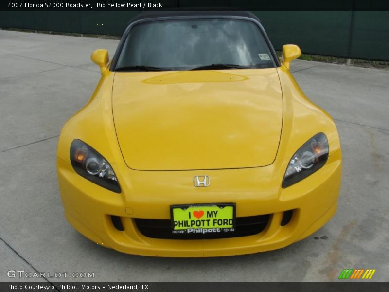 Rio Yellow Pearl / Black 2007 Honda S2000 Roadster