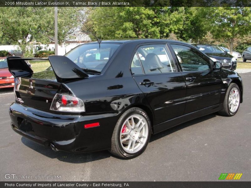 Tarmac Black / Black Alcantara 2006 Mitsubishi Lancer Evolution IX