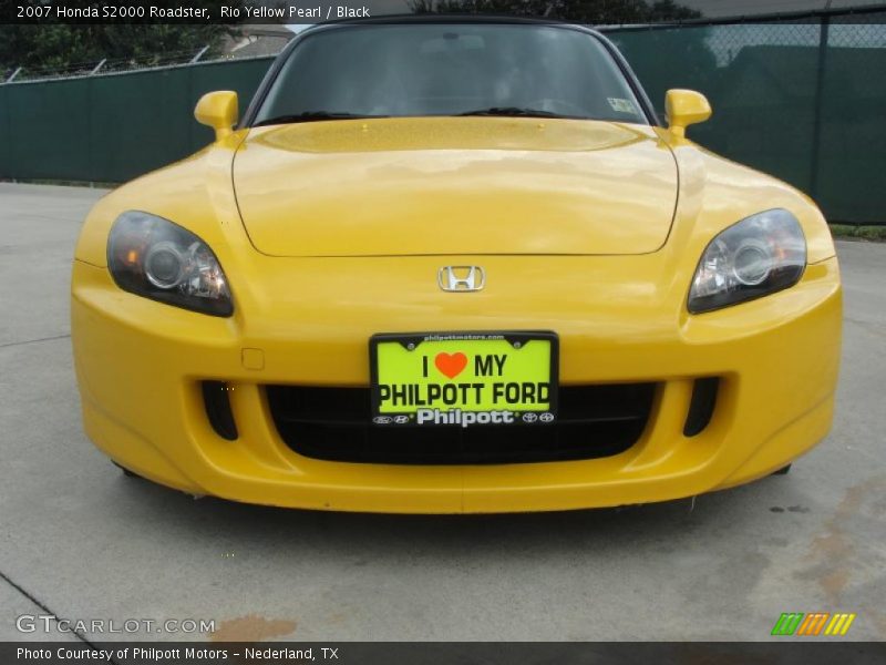 Rio Yellow Pearl / Black 2007 Honda S2000 Roadster