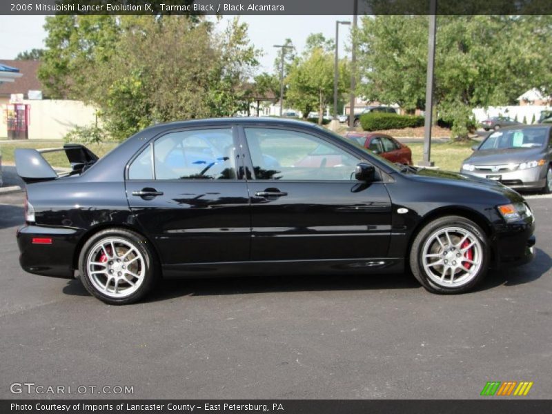 Tarmac Black / Black Alcantara 2006 Mitsubishi Lancer Evolution IX