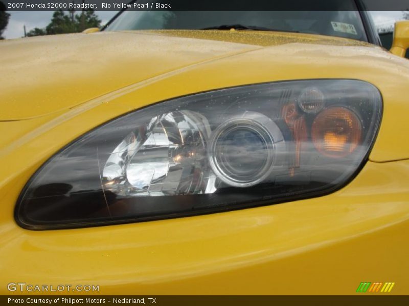 Rio Yellow Pearl / Black 2007 Honda S2000 Roadster