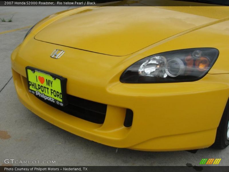 Rio Yellow Pearl / Black 2007 Honda S2000 Roadster