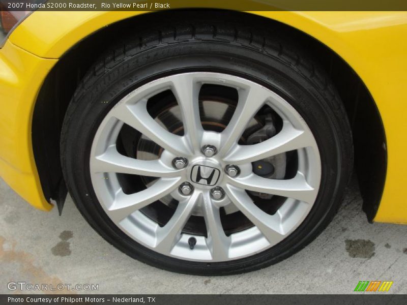Rio Yellow Pearl / Black 2007 Honda S2000 Roadster
