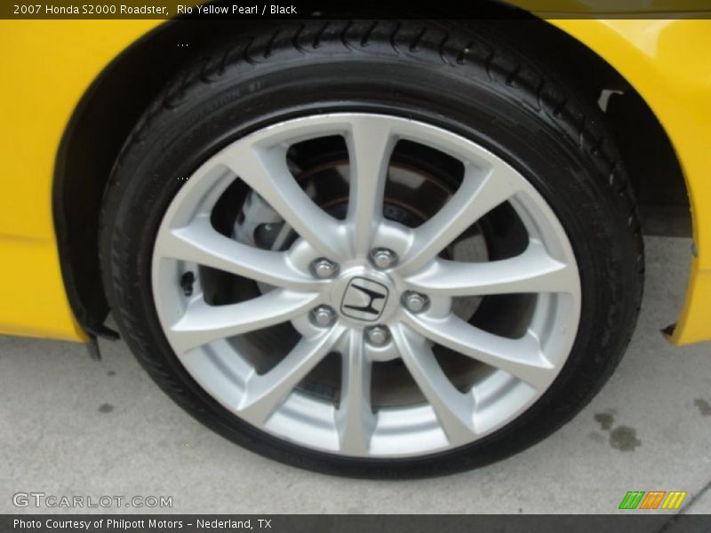 Rio Yellow Pearl / Black 2007 Honda S2000 Roadster
