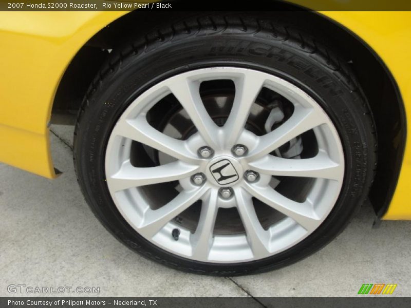 Rio Yellow Pearl / Black 2007 Honda S2000 Roadster