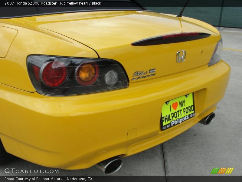 Rio Yellow Pearl / Black 2007 Honda S2000 Roadster