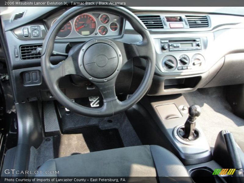 Dashboard of 2006 Lancer Evolution IX