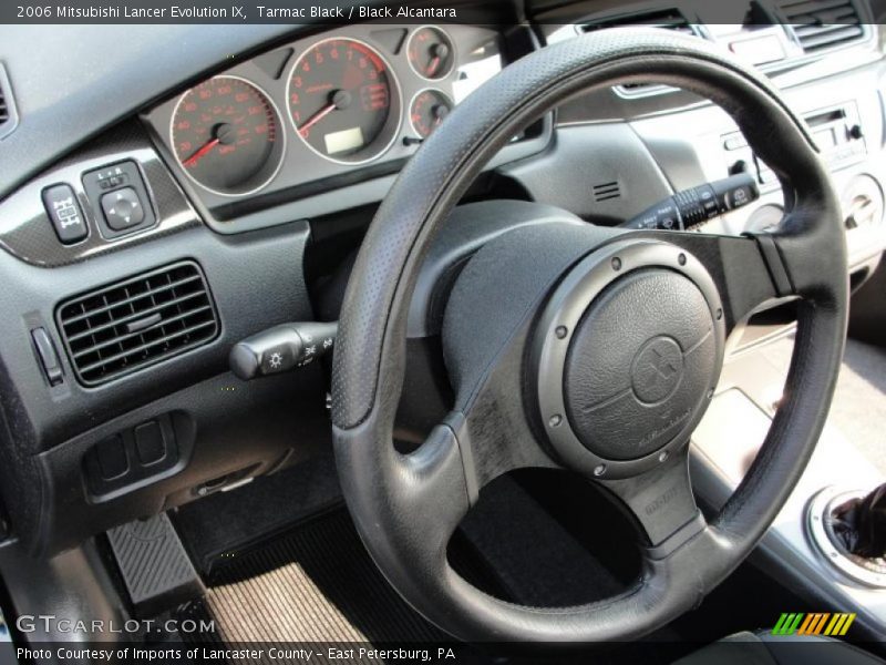 Tarmac Black / Black Alcantara 2006 Mitsubishi Lancer Evolution IX