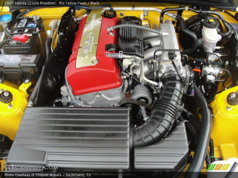 Rio Yellow Pearl / Black 2007 Honda S2000 Roadster