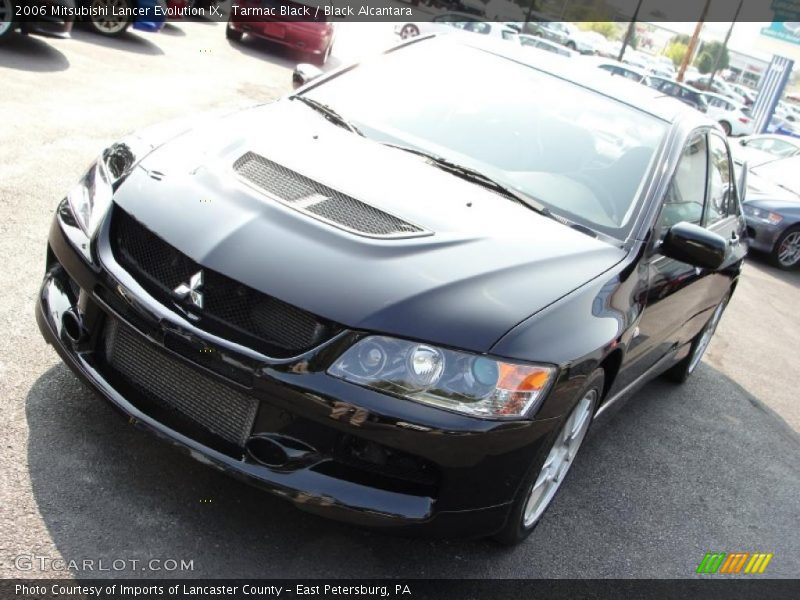 Tarmac Black / Black Alcantara 2006 Mitsubishi Lancer Evolution IX
