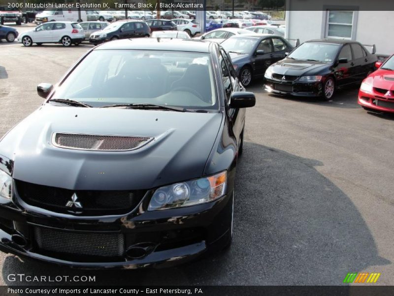 Tarmac Black / Black Alcantara 2006 Mitsubishi Lancer Evolution IX