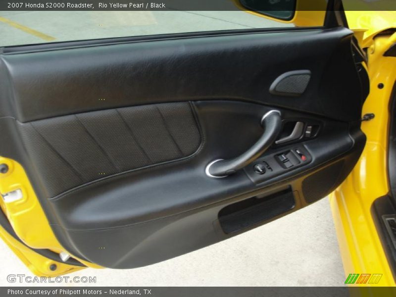 Rio Yellow Pearl / Black 2007 Honda S2000 Roadster
