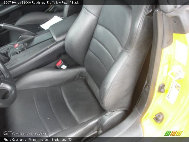 Rio Yellow Pearl / Black 2007 Honda S2000 Roadster