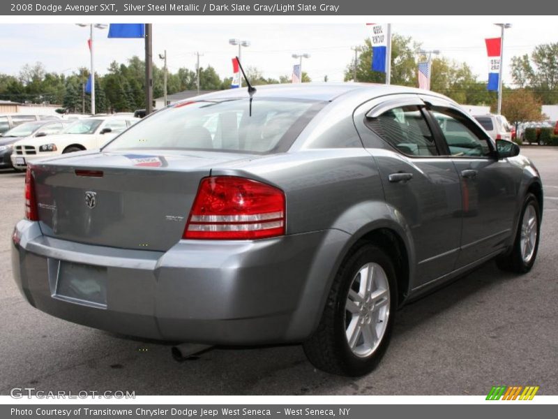Silver Steel Metallic / Dark Slate Gray/Light Slate Gray 2008 Dodge Avenger SXT
