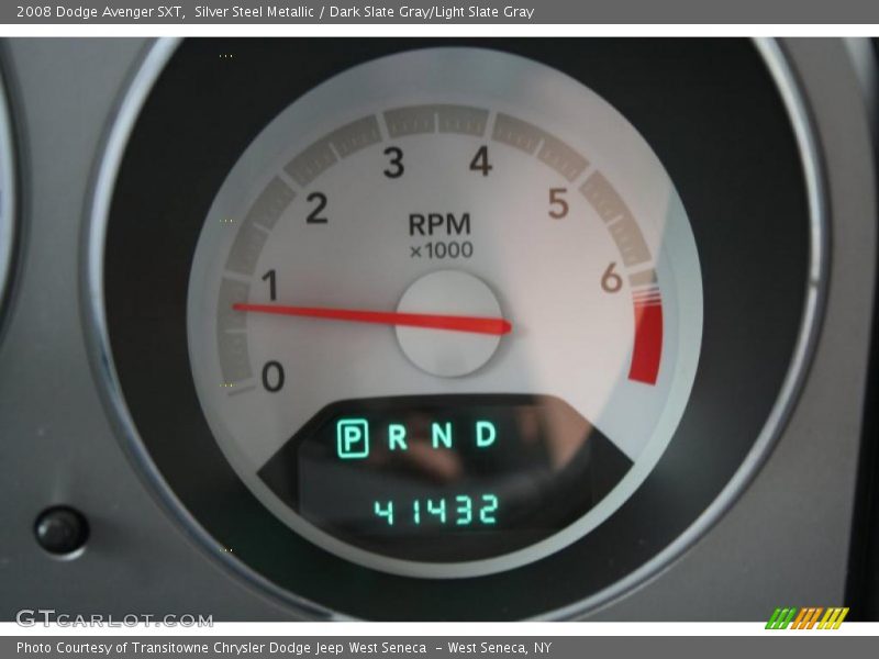 Silver Steel Metallic / Dark Slate Gray/Light Slate Gray 2008 Dodge Avenger SXT