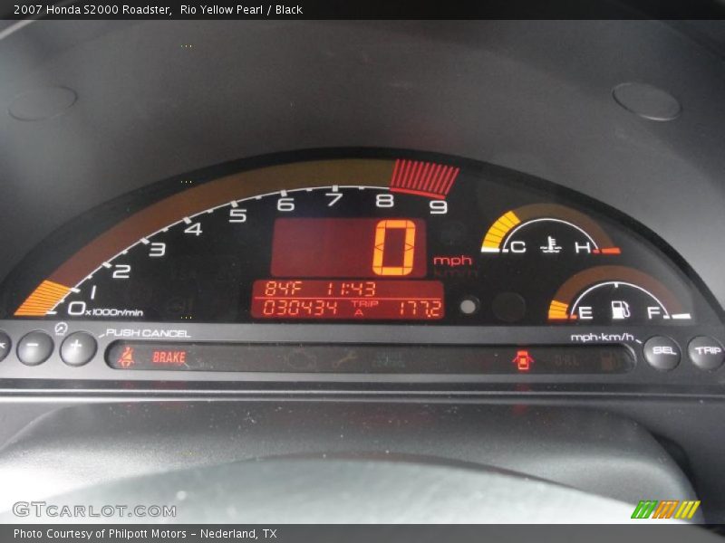 Rio Yellow Pearl / Black 2007 Honda S2000 Roadster