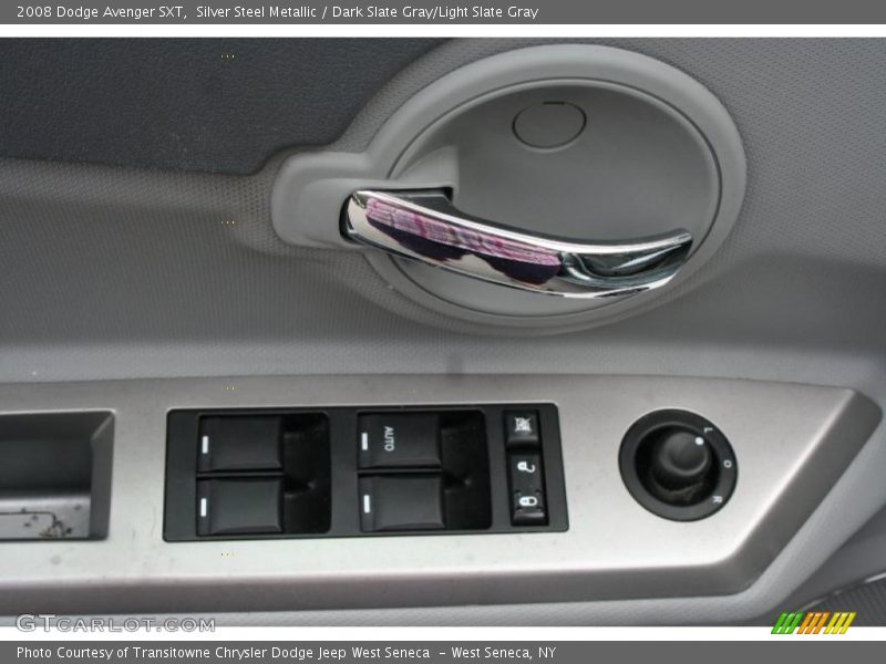 Silver Steel Metallic / Dark Slate Gray/Light Slate Gray 2008 Dodge Avenger SXT