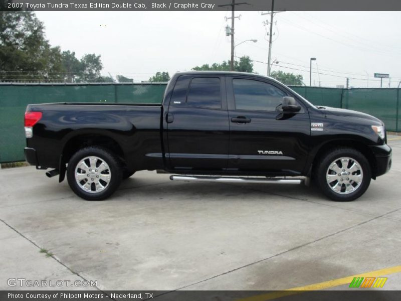 Black / Graphite Gray 2007 Toyota Tundra Texas Edition Double Cab