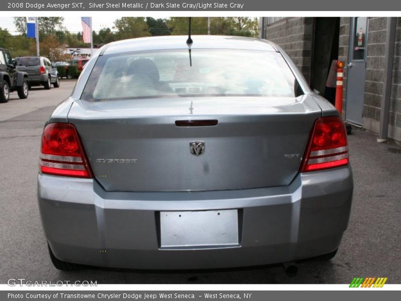 Silver Steel Metallic / Dark Slate Gray/Light Slate Gray 2008 Dodge Avenger SXT