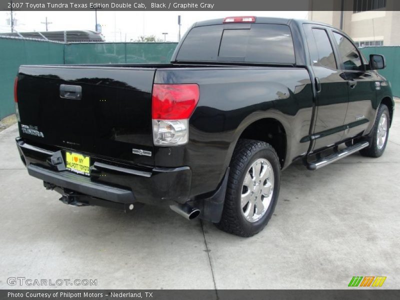 Black / Graphite Gray 2007 Toyota Tundra Texas Edition Double Cab