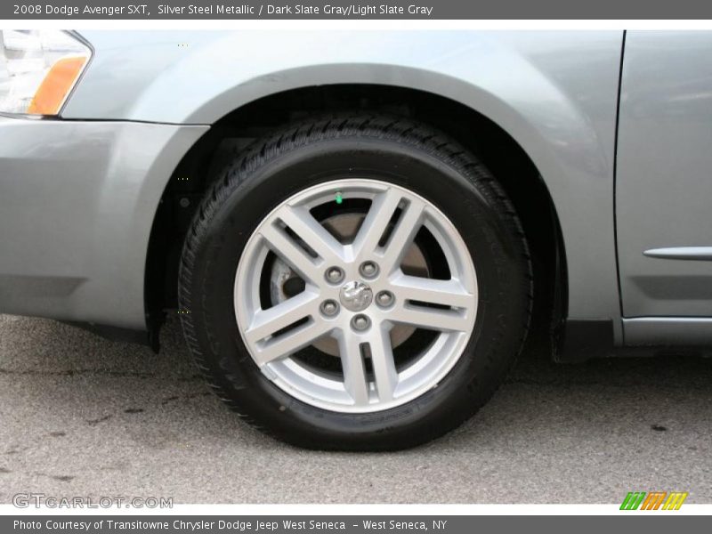 Silver Steel Metallic / Dark Slate Gray/Light Slate Gray 2008 Dodge Avenger SXT