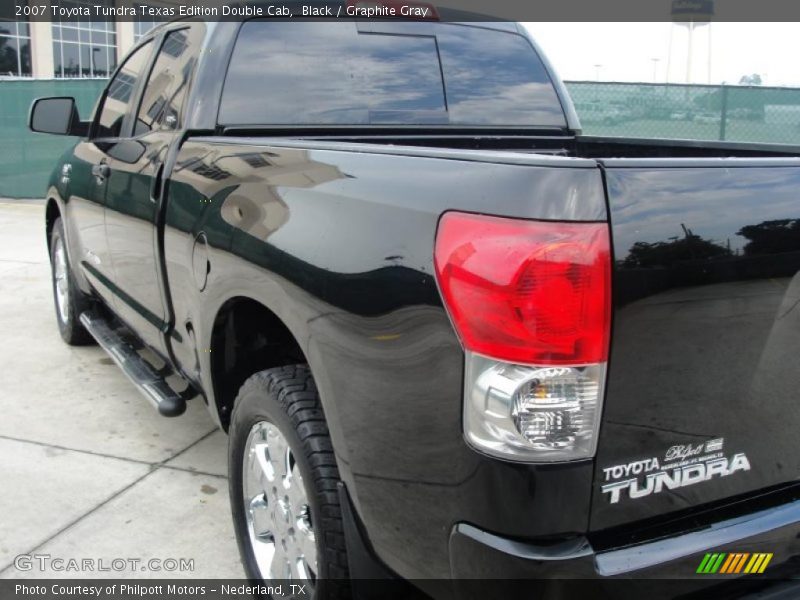 Black / Graphite Gray 2007 Toyota Tundra Texas Edition Double Cab