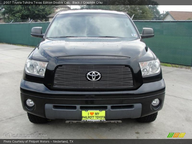 Black / Graphite Gray 2007 Toyota Tundra Texas Edition Double Cab