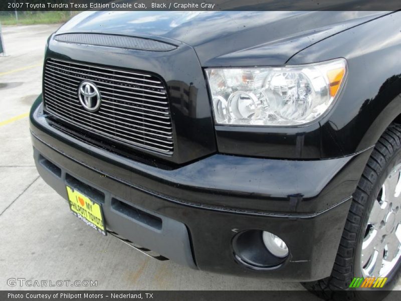 Black / Graphite Gray 2007 Toyota Tundra Texas Edition Double Cab