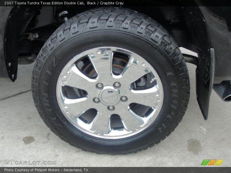Black / Graphite Gray 2007 Toyota Tundra Texas Edition Double Cab
