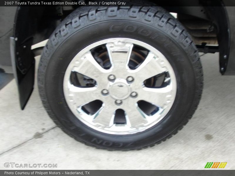 Black / Graphite Gray 2007 Toyota Tundra Texas Edition Double Cab