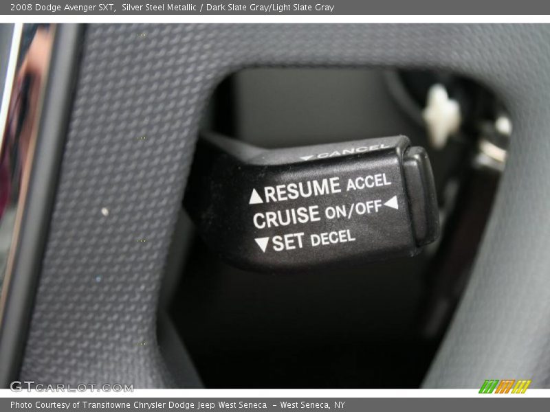 Silver Steel Metallic / Dark Slate Gray/Light Slate Gray 2008 Dodge Avenger SXT