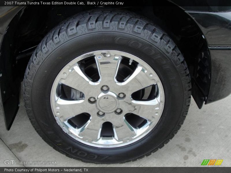 Black / Graphite Gray 2007 Toyota Tundra Texas Edition Double Cab
