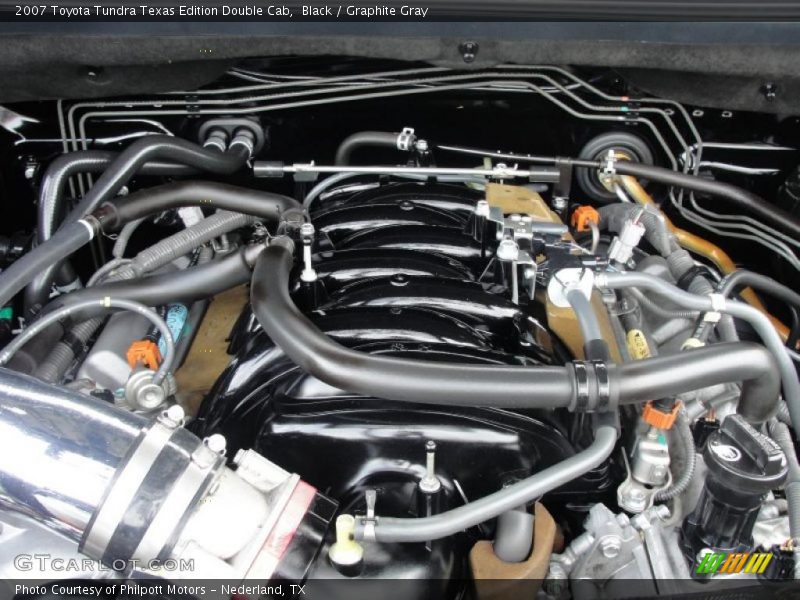 Black / Graphite Gray 2007 Toyota Tundra Texas Edition Double Cab