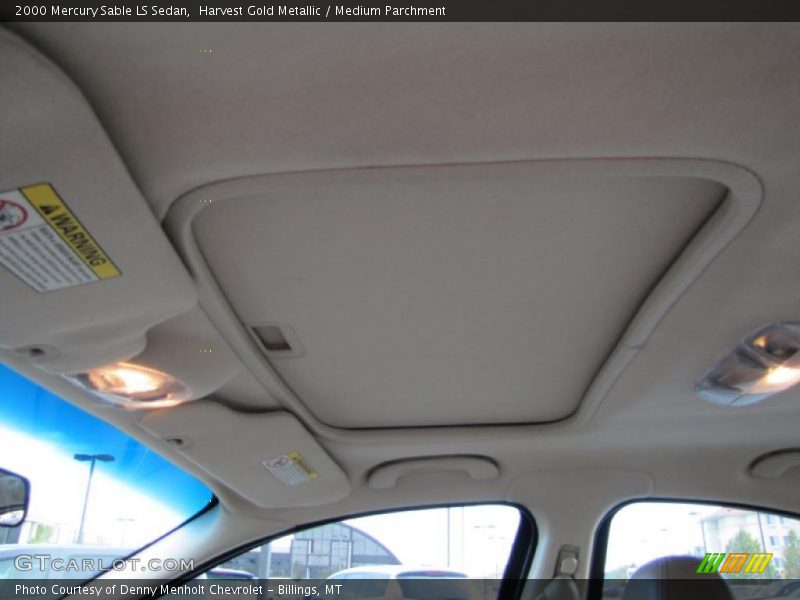 Harvest Gold Metallic / Medium Parchment 2000 Mercury Sable LS Sedan