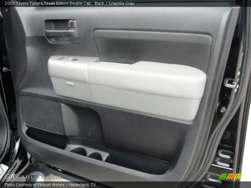 Black / Graphite Gray 2007 Toyota Tundra Texas Edition Double Cab