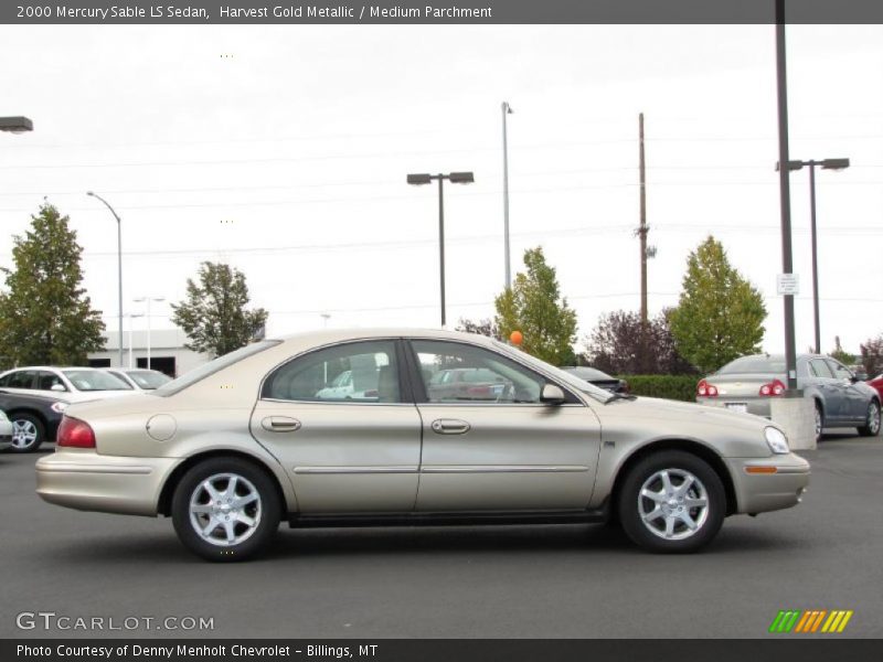 Harvest Gold Metallic / Medium Parchment 2000 Mercury Sable LS Sedan