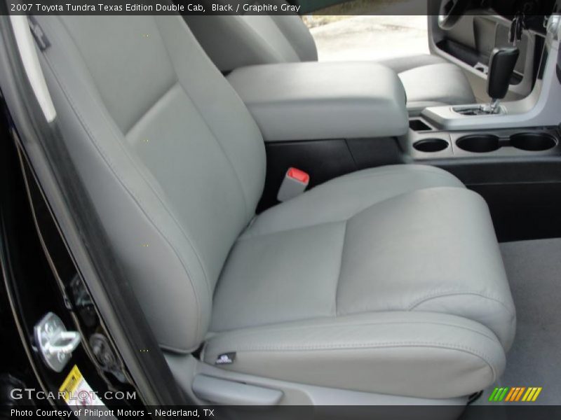Black / Graphite Gray 2007 Toyota Tundra Texas Edition Double Cab
