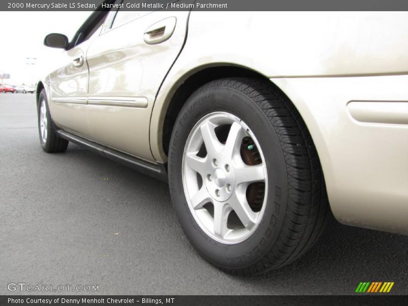 Harvest Gold Metallic / Medium Parchment 2000 Mercury Sable LS Sedan