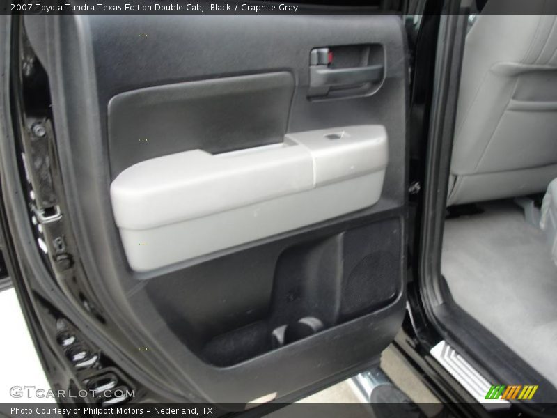 Black / Graphite Gray 2007 Toyota Tundra Texas Edition Double Cab