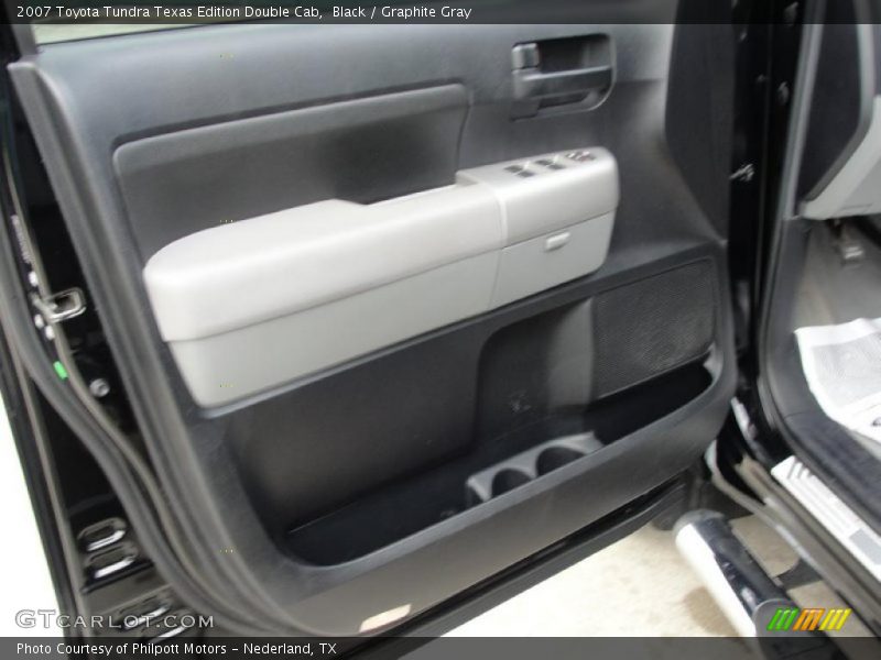 Black / Graphite Gray 2007 Toyota Tundra Texas Edition Double Cab