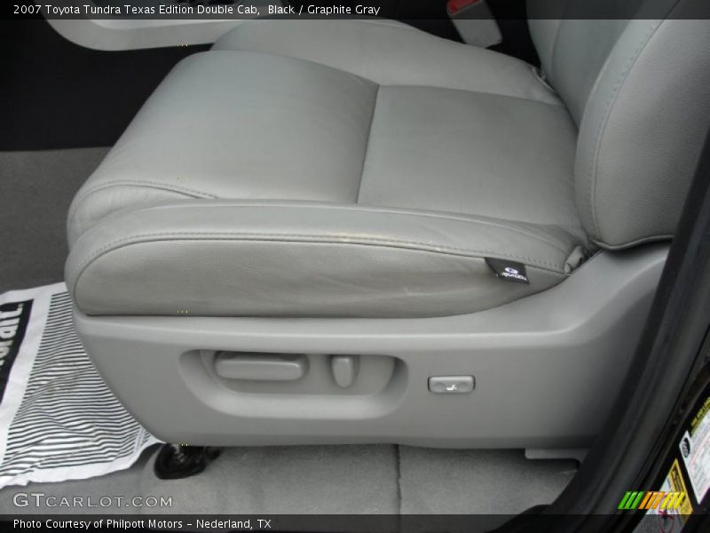 Black / Graphite Gray 2007 Toyota Tundra Texas Edition Double Cab
